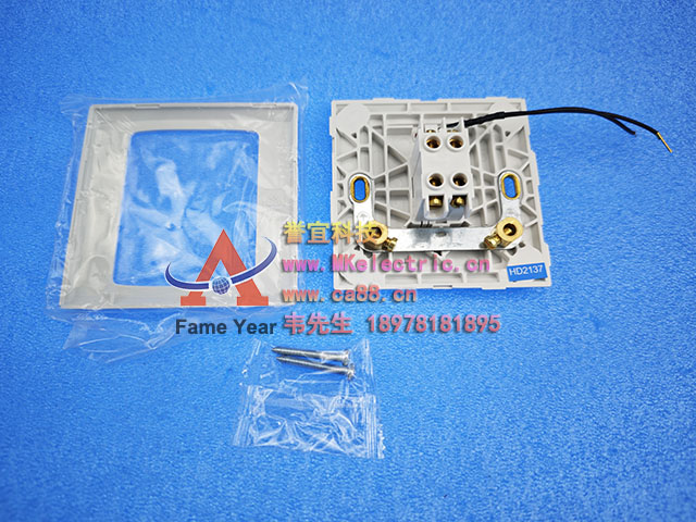 Ӣ�� MK����S5423 WHI 1λ 20A ˫�����ؿ���