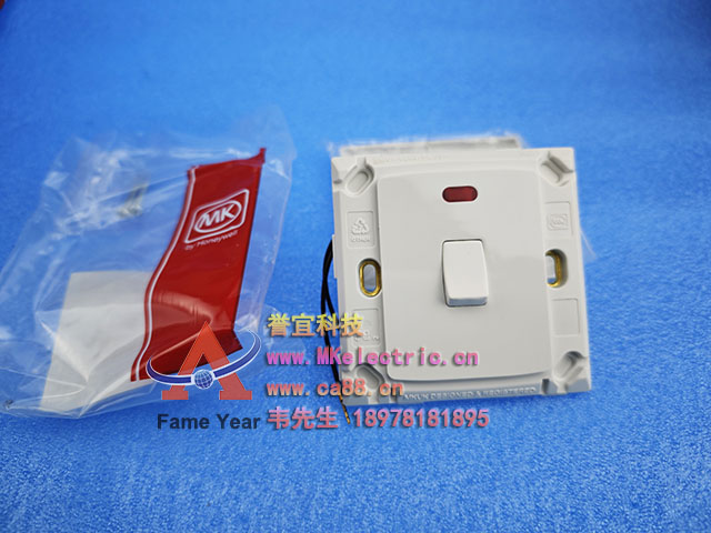 Ӣ�� MK����S5423 WHI 1λ 20A ˫�����ؿ���